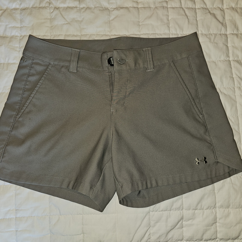 Under Armour Women's Charcoal Athletic Shorts